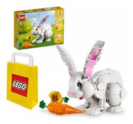 LEGO CREATOR 31133 BIELY KRÁLIK + PAPIEROVÁ TAŠKA LEGO STREDNÁ 6315792