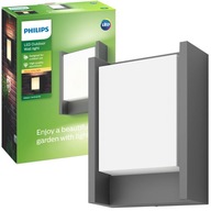 Záhradné svietidlo LED nástenné svietidlo ARBOR 6W 2700K IP44 Antracit PHILIPS