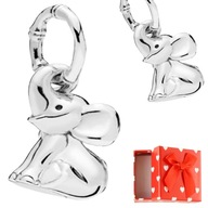 CHARMS ELEPHANT slon pre šťastie, prosperitu s925 + BOX Zadarmo