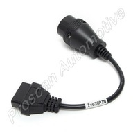 pre IVECO 38 Pin na 16 Pin OBD2 diagnostický konektor