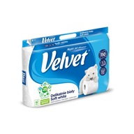 ZAMATOVÝ TOALETNÝ PAPIER JEMNÝ BIELY 12 VALCOV 3 VRST