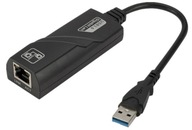 ADAPTÉR USB 3 ETHERNET RJ45 LAN GIGABIT 1000 Mbps