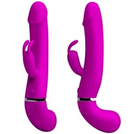 VIBRATOR s ejakuláciou, umelý zajačik PENIS