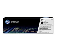 Čierny toner HP 131X s kapacitou 2400 strán.