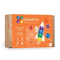 Connetix Rainbow Magnetické bloky štvorcové 42 ks.