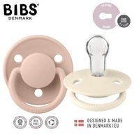 Cumlík BIBS DE LUX 2-BALENIE IVORY & BLUSH JEDNA VEĽKOSŤ