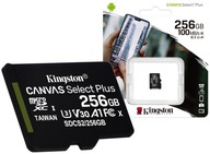 256 GB microSD Kingston micro SDXC CL10 100/85 MB/s