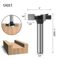 Čierny štýl 1/4" SHANK mm Stopka CNC Spoilboard Na