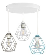 DIAMANTOVÁ FAREBNÁ LED STROPNÁ ZÁVISNÁ LAMPA LUSTER