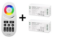 2x RGB ovládač + RGB diaľkové ovládanie pre 4 zónové LED pásy