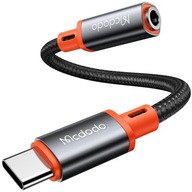 MCDODO ADAPTÉR USB-C MINI JACK 3,5MM ADAPTÉR AUX KÁBEL PRE SAMSUNG DAC