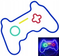 NEON LED USB NÁSTENNÁ KONZOLA GAMEPAD 41*28CM NOVINKA