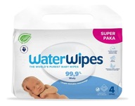 WaterWipes vlhčené obrúsky 4x60 ks.