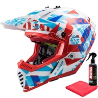 Prilba LS2 MX437 Fast Evo Funky Red White S