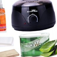 Depilačná sada HEATER vosk v plechovke z aloe