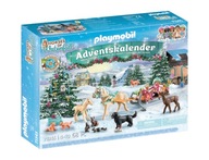 PLAYMOBIL 71345 ADVENTNÝ KALENDÁR KONE: VIANOČNÁ jazda na saniach