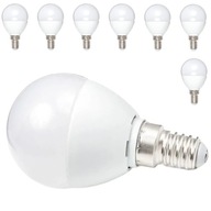 7x ŽIAROVKA LED ŽIAROVKA E14 880 LUMENS STUDENÁ BIELA ​​10W LED 6000k