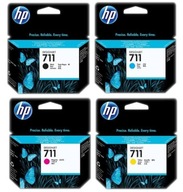 HP 711 Black + HP 711CMY T120 T520