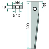 Aktívny hrot brány Kuhn HR 180, 240 180RH41