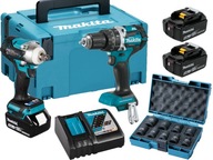 MAKITA KIT 18V DTW300 + DHP484 3x5Ah DLX2359TJ1