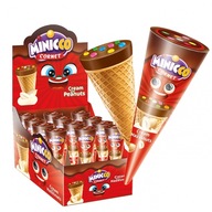 Vaflová tyčinka Čokoláda oriešková MINI kornútky 25g x 24ks MINICCO