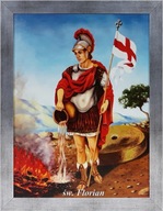 OBRAZ 45x35 STRIEBORNÝ RÁM SV