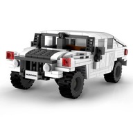 CaDA technické bloky 328 ks. Vojenské vozidlo Humvee 1:24 pre deti 8+