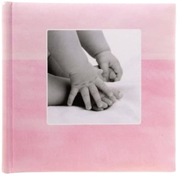 Album na 200 zasúvacích fotografií Babyfeet Pink Baby