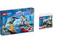 LEGO BLOCKS City 60308 Akcia prímorskej polície a hasičov + SUPER SET