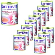 KATTOVIT RENAL DRINK 135ml na ľadvinky kura 12 ks