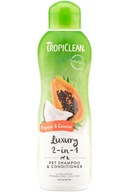 Šampón TropiClean Papaya & Coconut 2v1 355ml