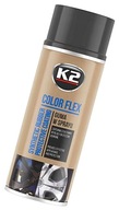 K2 COLOR FLEX SPREJOVÁ GUMA, MATNÁ ČIERNA, 400 ML J1G66