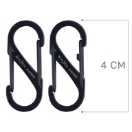 Nite Ize S-Biner #1 Black 2 Pack