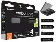 4 x PANASONIC ENELOOP PRO R6/AA 2500mAh+ Strong Box