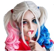 Kostým Harley Quinn Parochňa na maskovanie vlasov