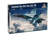 SUKHOI Su-34 / Su-32 FN model lietadla 1:72 Lepidlo