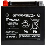 UVEDENÁ YUASA YTX14H-BS HPMF 12,6Ah 240A!!!