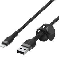 USB-A / Lightning kábel, Belkin 12W, 2m, opletený