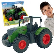 FARMÁRSKA HRAČKA VEĽKÝ TRAKTOR TRAKTOR POĽNOHOSPODÁRSKE STROJOVÉ KOLESÁ GREEN WOOPIE