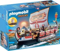 PLAYMOBIL História Roman Galley Loď Rytiersky čln Historia 5390