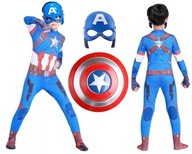 CAPTAIN AMERICA PLEŤOVÁ MASKA ŠTÍT OUTFIT 152/158