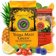 Yerba Mate Green Mas IQ Tropical 400 g Guarana Energy 200 g Tropical Power 600 g