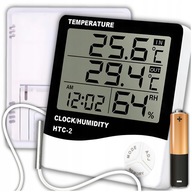 Meteorologická stanica Teplomer Hygrometer LCD Hodiny Dátum Digitálny senzor SONDA