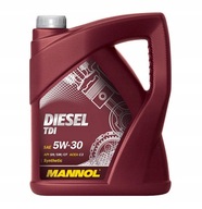 Syntetický motorový olej. Mannol Diesel TDI 5L 5W-30