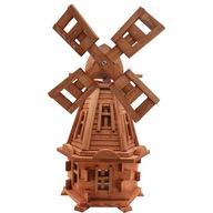 Drevený záhradný veterný mlyn Veterné mlyny 85cm, 3 druhy