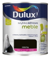 DULUX RENOVAČNÁ FARBA NA NÁBYTOK ČIERNA 0,75L