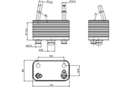 OLEJOVÝ CHLADIČ BMW X5 (E53) 3,0-4,6 01,00-10,06 N