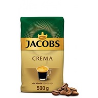 Zrnková káva Jacobs Crema 500g, intenzita 3/6