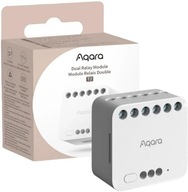 Dvojitý reléový modul Aqara T2 | Dvojité relé | Zigbee, Apple HomeKit, M