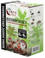 COCO HEAT EKO gril na brikety zo škrupín kokosu 2 kg